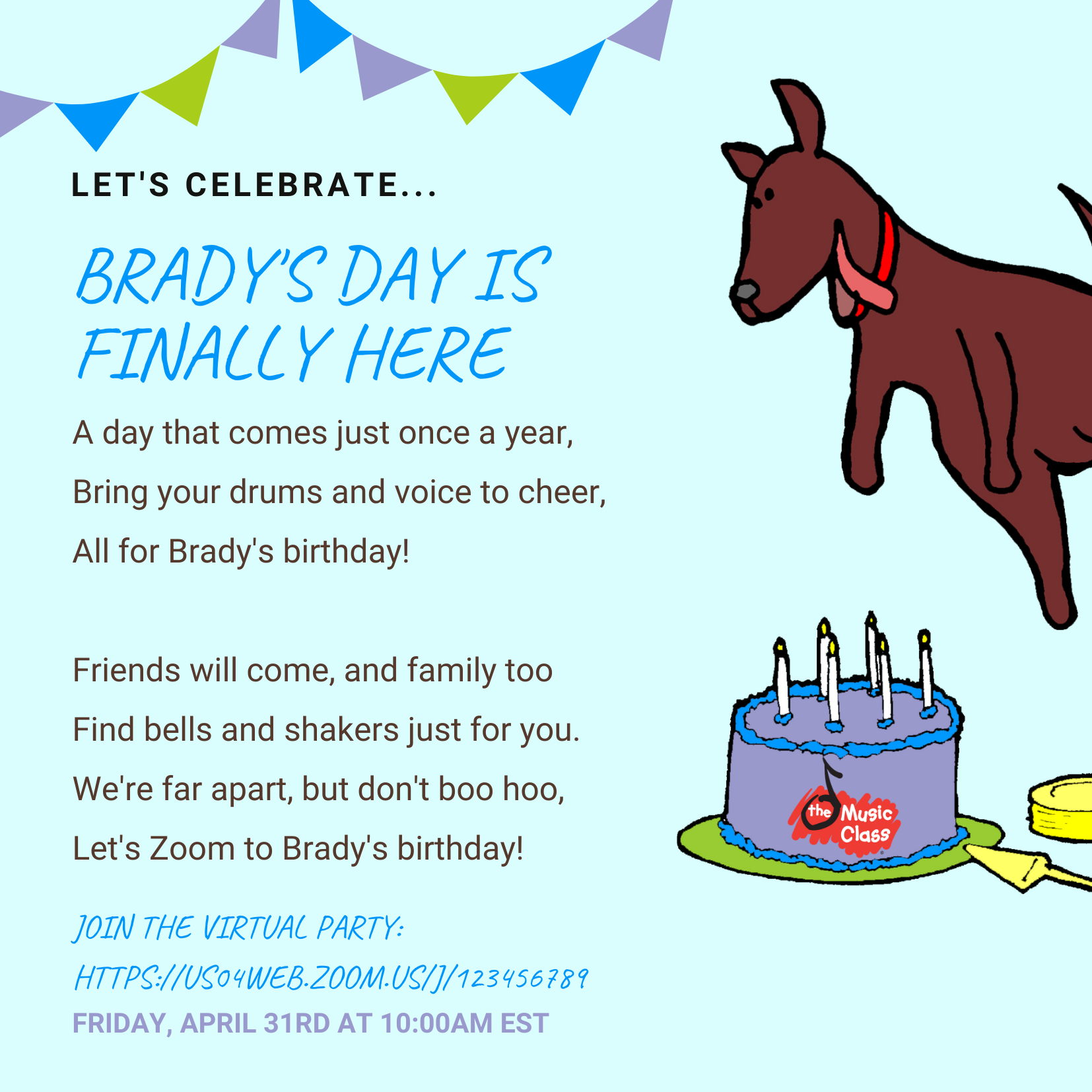 Birthday Party Invite Example