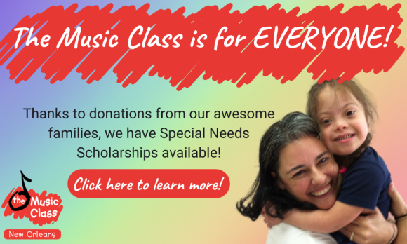 Special Needs Scholarships for The Music Class NOLA