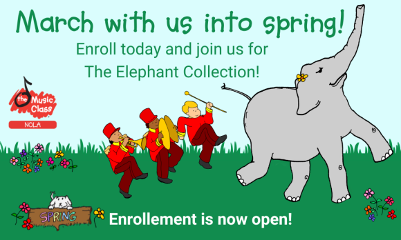 Register now spring, featuring The Elephant Collection